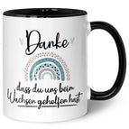 Regenbogen Blau - Schwarz & Weiß