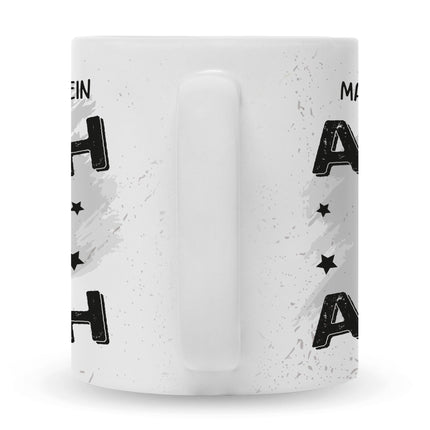 SEO. Bedruckte Tasse mit Spruch Du bist mein Arsch - Weiß Linkreich