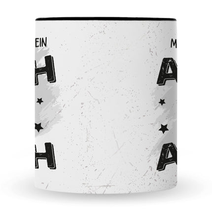 SEO. Bedruckte Tasse mit Spruch Du bist mein Arsch - Schwarz & Weiß Linkreich