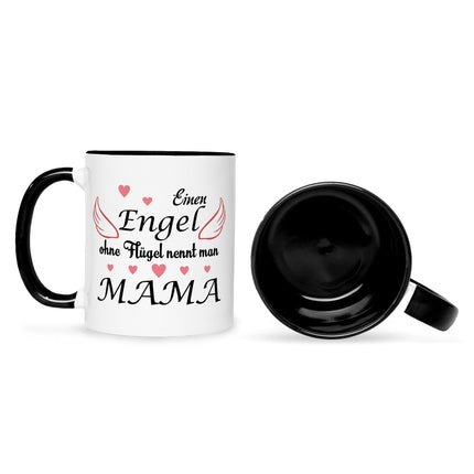 SEO. Bedruckte Tasse mit Spruch Engel ohne Flügel - Weiß Linkreich
