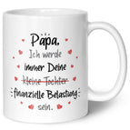 Papa Tochter - Weiß