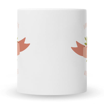 SEO. Bedruckte Tasse mit Spruch Für die beste Mama - Weiß Linkreich