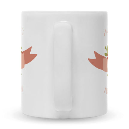 SEO. Bedruckte Tasse mit Spruch Für die beste Mama - Weiß Linkreich