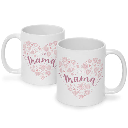 SEO. Bedruckte Tasse mit Spruch Für Mama - Weiß Linkreich