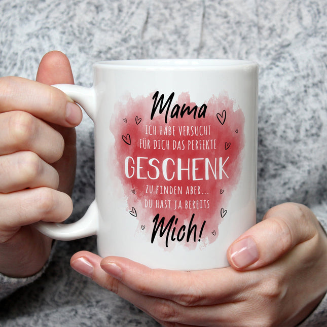 SEO. Bedruckte Tasse mit Spruch Geschenk für Mama - Linkreich