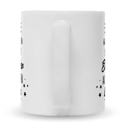 SEO. Bedruckte Tasse mit Spruch Heldenhafte Großeltern - Oma - Weiß Linkreich