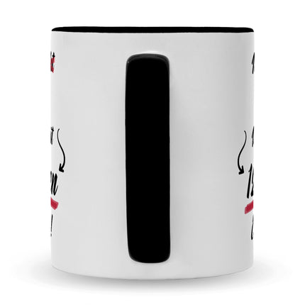 SEO. Bedruckte Tasse mit Spruch Ich bin nicht 30 - Schwarz & Weiß Linkreich