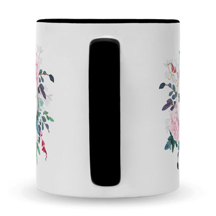 SEO. Bedruckte Tasse mit Spruch Ich bin Schwanger ich darf das - Schwarz & Weiß Linkreich