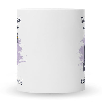 SEO. Bedruckte Tasse mit Spruch Ich kam, sah und hatte direkt keinen Bock V2 - Weiß Linkreich