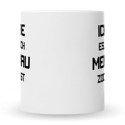 SEO. Bedruckte Tasse mit Spruch Ich liebe es wenn mich meine Frau zocken lässt - Weiß Linkreich