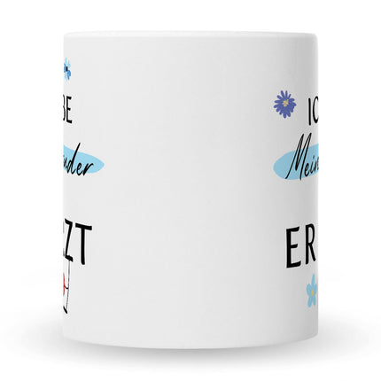 SEO. Bedruckte Tasse mit Spruch Ich liebe meinen Bruder obwohl er furzt - Weiß Linkreich