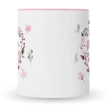SEO. Bedruckte Tasse mit Spruch Keine Angst Mama - Linkreich