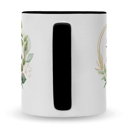 SEO. Bedruckte Tasse mit Spruch Lieblingskollegin - Schwarz & Weiß Linkreich