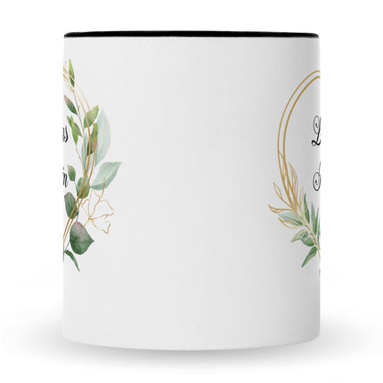 SEO. Bedruckte Tasse mit Spruch Lieblingskollegin - Schwarz & Weiß Linkreich