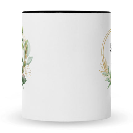 SEO. Bedruckte Tasse mit Spruch Lieblingslehrer/Lieblingslehrerin - Lehrer - Schwarz Weiß Linkreich