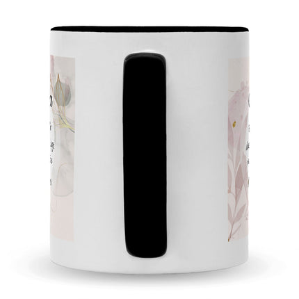 SEO. Bedruckte Tasse mit Spruch Mama wenigstens hast du keine hässlichen Kinder - Schwarz & Weiß Linkreich
