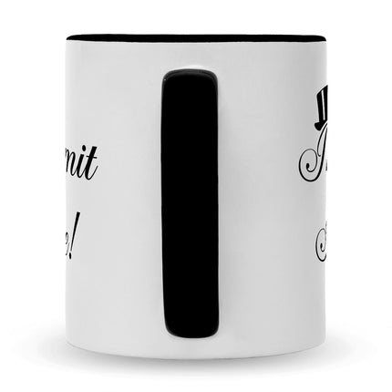 SEO. Bedruckte Tasse mit Spruch Mann mit Klasse - Schwarz & Weiß Linkreich