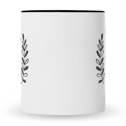 SEO. Bedruckte Tasse mit Spruch Mom Wife Boss - Schwarz & Weiß Linkreich