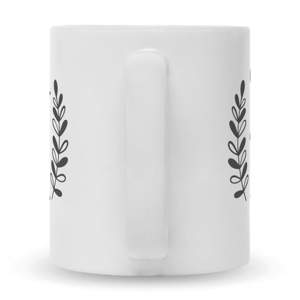 SEO. Bedruckte Tasse mit Spruch Mom Wife Boss - Weiß Linkreich