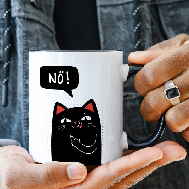 SEO. Bedruckte Tasse mit Spruch NÖ! - Linkreich
