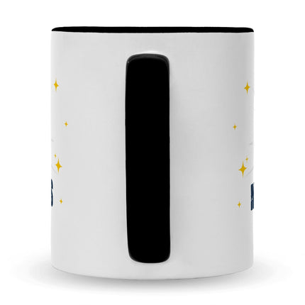 SEO. Bedruckte Tasse mit Spruch Pew Pew Madafakas - Schwarz & Weiß Linkreich