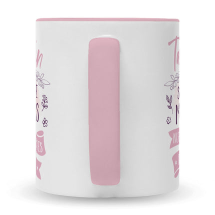 SEO. Bedruckte Tasse mit Spruch Tanten sind wie Mamas - Weiß Linkreich