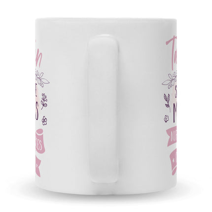 SEO. Bedruckte Tasse mit Spruch Tanten sind wie Mamas - Weiß Linkreich