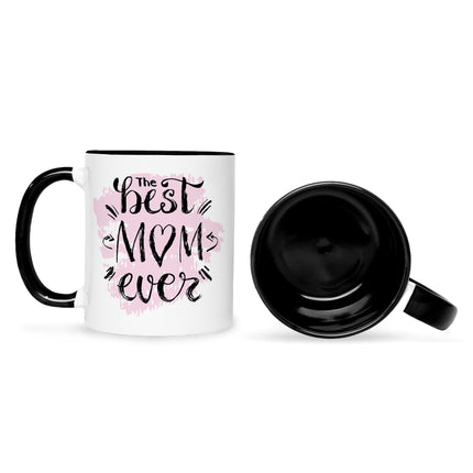 SEO. Bedruckte Tasse mit Spruch The best Mom ever - Weiß Linkreich
