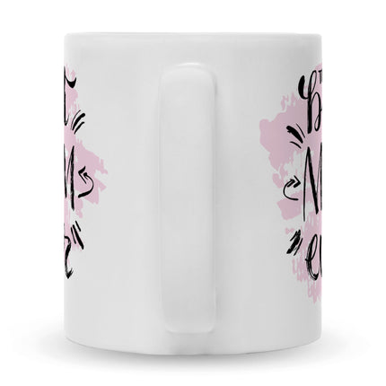 SEO. Bedruckte Tasse mit Spruch The best Mom ever - Weiß Linkreich