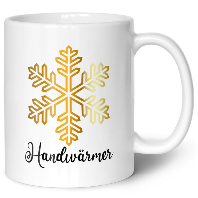 SEO. Bedruckte Tasse mit Weihnachtsmotiv - Handwärmer - Weiß Linkreich