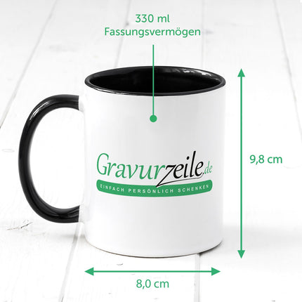 SEO. Bedruckte Tasse mit Weihnachtsmotiv im Merry Christmas Lieber Opa Design - Weiß Linkreich