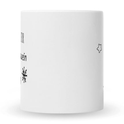 SEO. Bedruckte Tasse mit Weihnachtsmotiv - Its time for Glühckswein - Weiß Linkreich