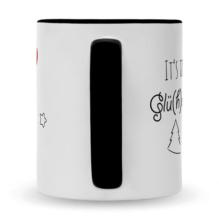 SEO. Bedruckte Tasse mit Weihnachtsmotiv - Its time for Glühckswein - Schwarz & Weiß Linkreich