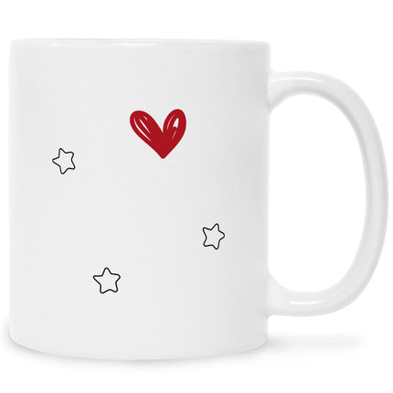 SEO. Bedruckte Tasse mit Weihnachtsmotiv - Its time for Glühckswein - Weiß Linkreich