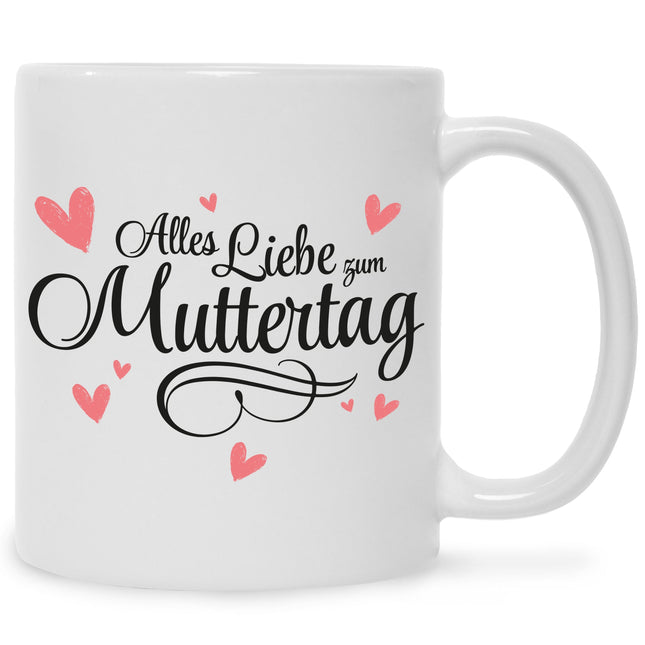 SEO. Bedruckte Tasse Muttertag - Weiß Linkreich