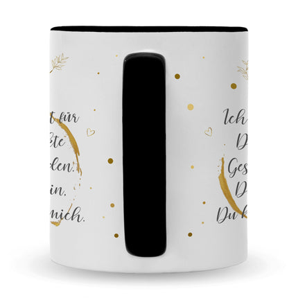 SEO. Bedruckte Tasse Schatz Ich habe versucht - Schwarz & Weiß Linkreich
