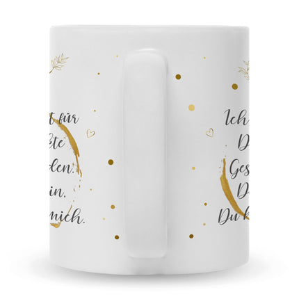 SEO. Bedruckte Tasse Schatz Ich habe versucht - Weiß Linkreich