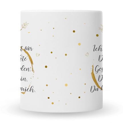 SEO. Bedruckte Tasse Schatz Ich habe versucht - Weiß Linkreich