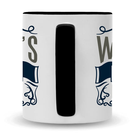 SEO. Bedruckte Tasse World's Best Husband - Schwarz & Weiß Linkreich