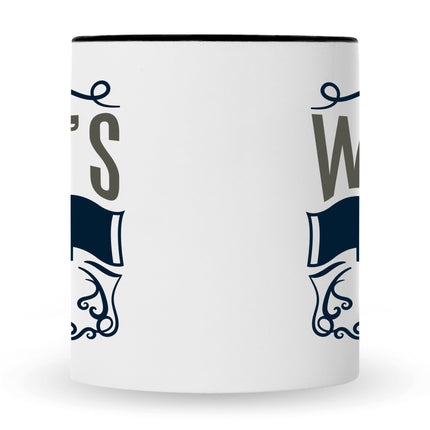 SEO. Bedruckte Tasse World's Best Husband - Schwarz & Weiß Linkreich