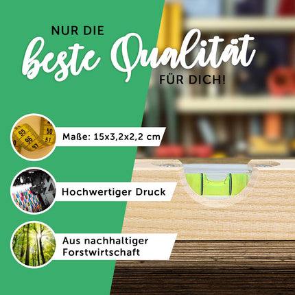 SEO. Bedruckte Wasserwaage zur Hochzeit - Haussegen - Linkreich