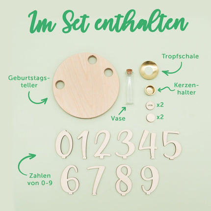 SEO. Bedruckter Geburtstagsteller für Kinder - Regenbogen - Pastell Rosa Linkreich