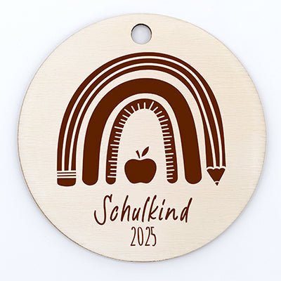 SEO. Bedruckter Holzanhänger (Schultüte) - Linkreich