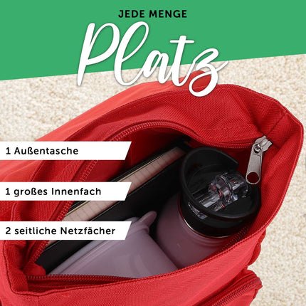 SEO. Bedruckter Rucksack für Kinder - Fussball mit Name - Rosa Linkreich