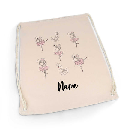 SEO. Bedruckter Turnbeutel für Kinder im Ballerina Design - Linkreich