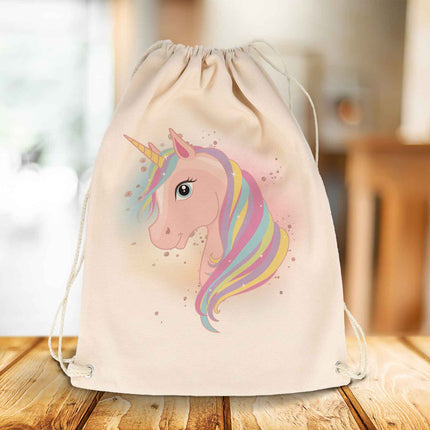 SEO. Bedruckter Turnbeutel für Kinder im Einhorn Design - Linkreich