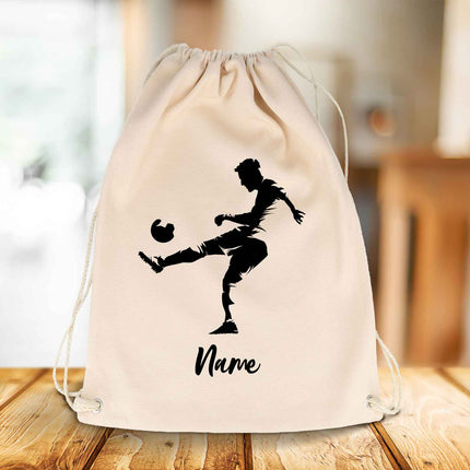SEO. Bedruckter Turnbeutel für Kinder im Fußballer Design - Linkreich