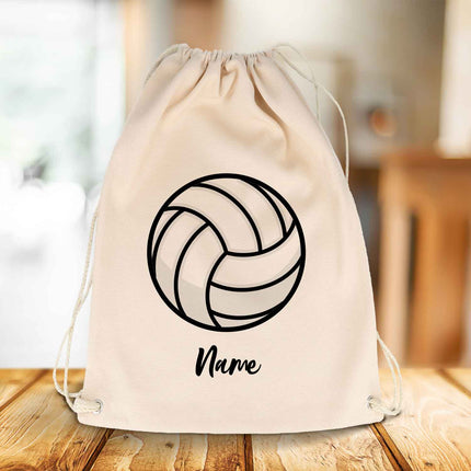 SEO. Bedruckter Turnbeutel für Kinder im Sportball Design - Volleyball Linkreich
