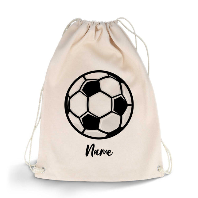 SEO. Bedruckter Turnbeutel für Kinder im Sportball Design - Fußball Linkreich