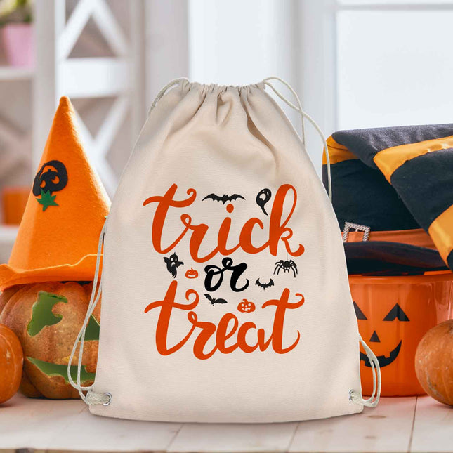 SEO. Bedruckter Turnbeutel für Kinder im Trick or Treat Design - Linkreich